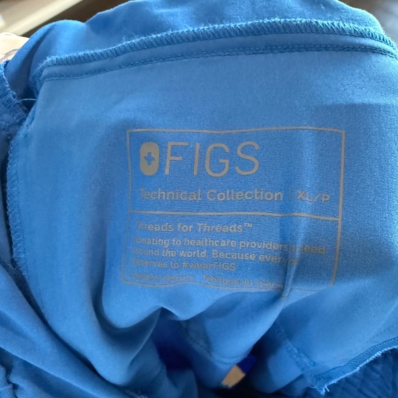 Figs Royal Blue High Waisted Regina Jogger XLP (2 of 2 available) - Picture 5 of 5